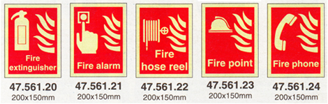 Объемные знаки пожарного оборудования Марко Лтд 3