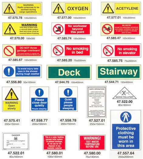 Accommodation signs - 1