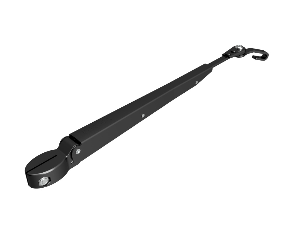 Wiper arm with adjustable tip - 1