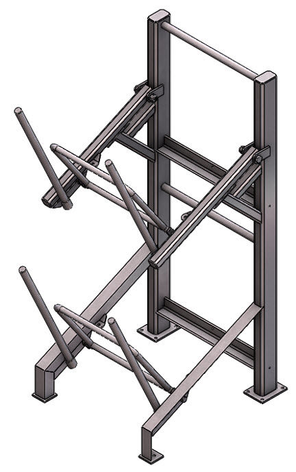 Column rack for liferafts, 16-25DK  - 1