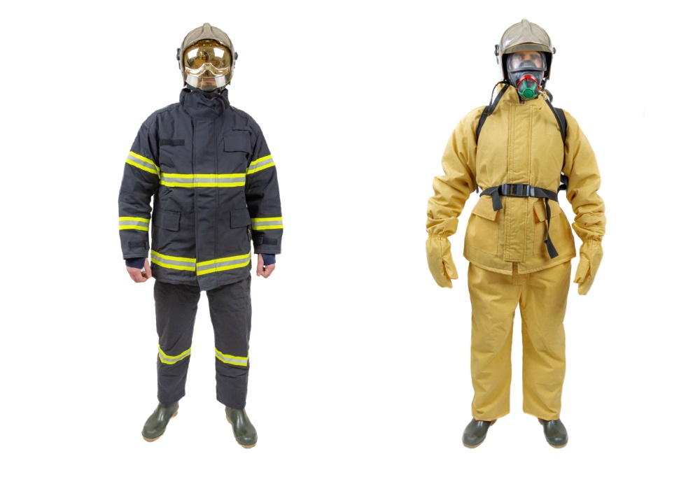 Examination of the fireman's protective clothing (heat protective suits) - 1